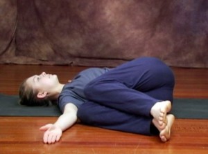 jathara parivartanasana works the internal and external oblique muscles