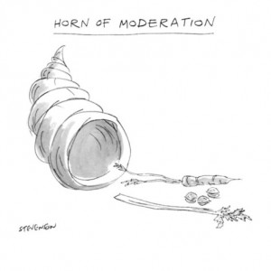 james-stevenson-horn-of-moderation-new-yorker-cartoon